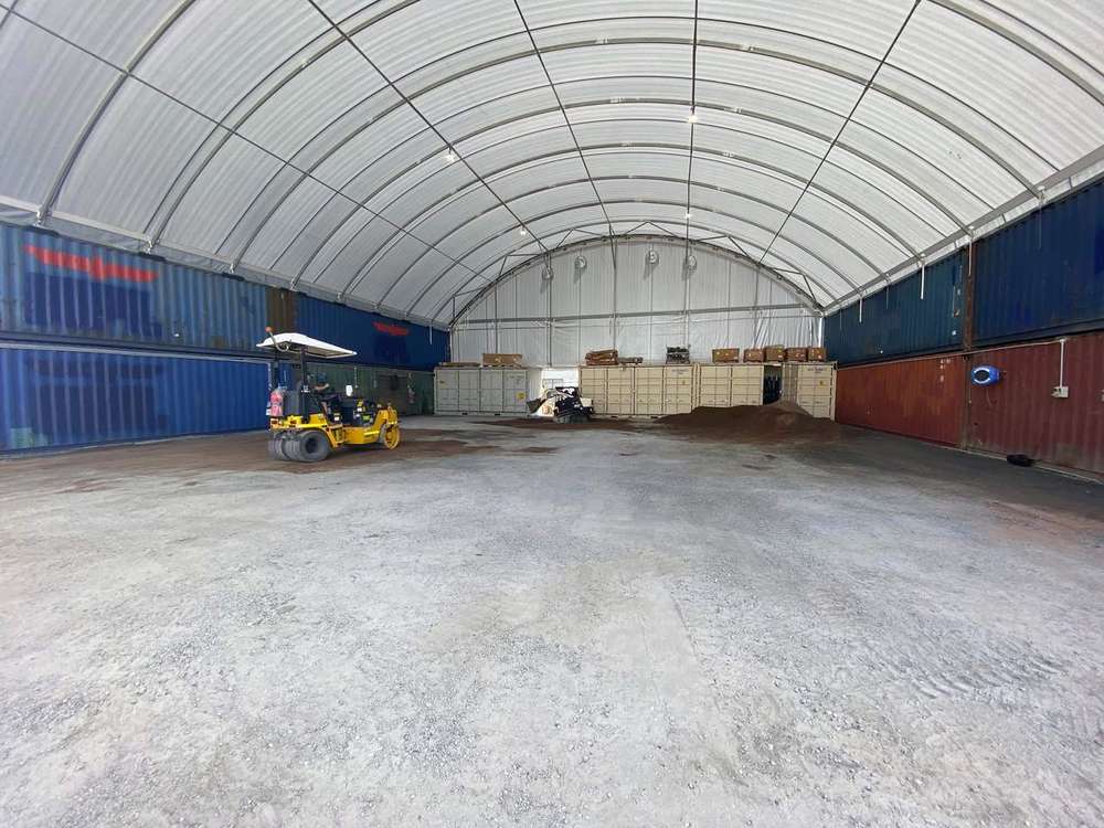 Floor base prepared and rolled